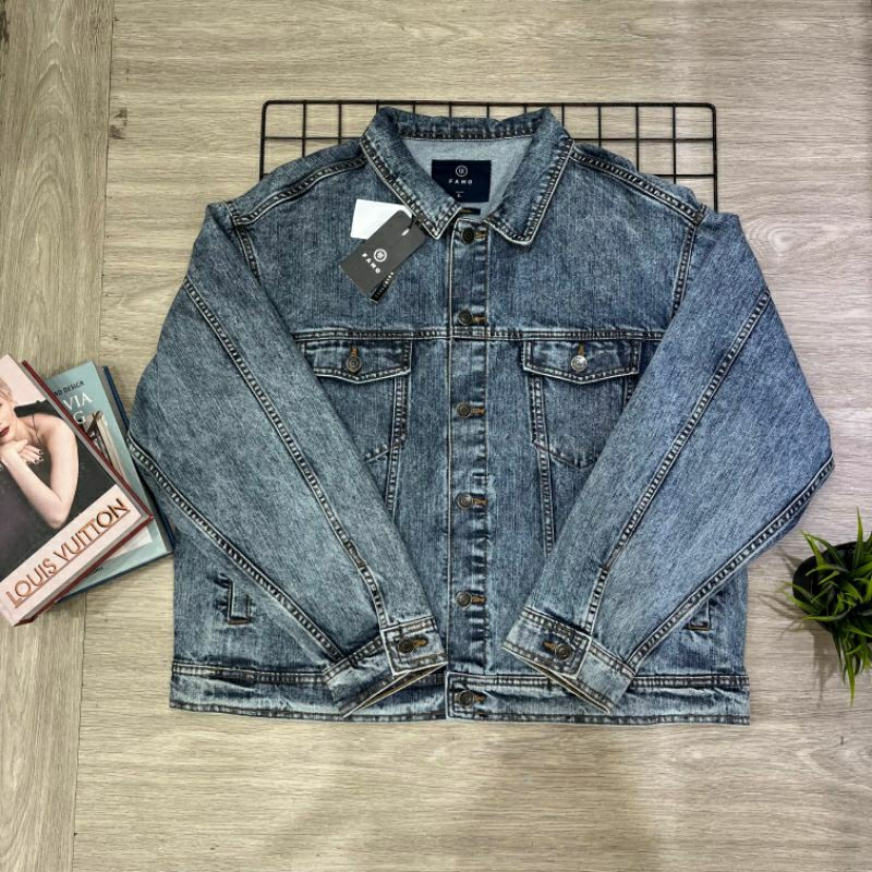 jaket jeans famo terbaru pria original