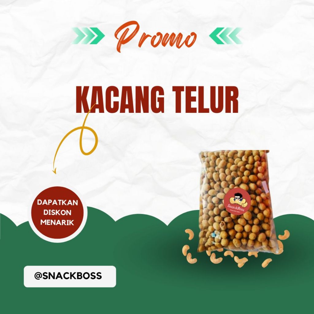 

KACANG TELUR 1KG 500GR 250GR KACANG TELOR