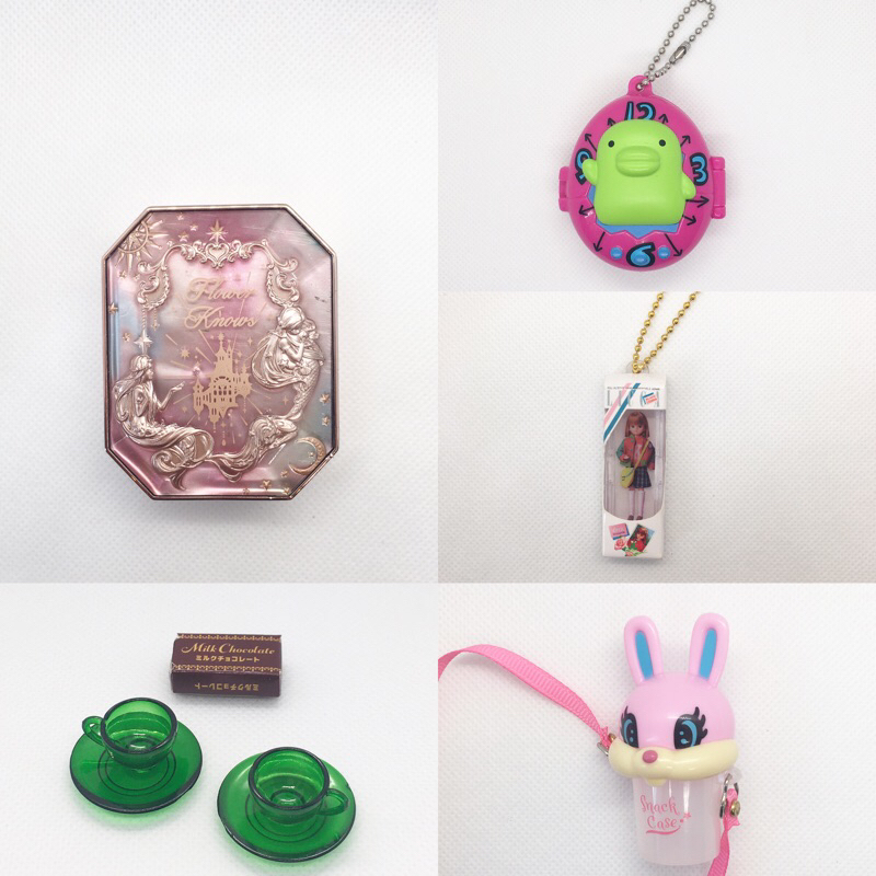 Trinkets/ Flower Knows Moonlight Gotochi | Tamagotchi Kuchipatchi | Licca Gotochi | Cup Mini Figure 