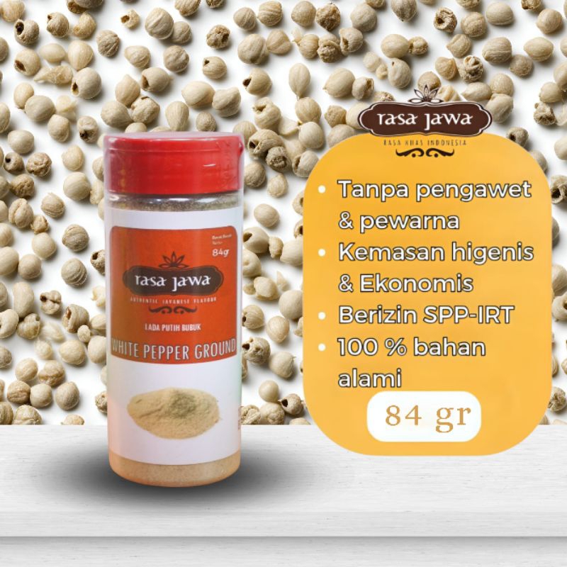 

RASA JAWA WHITE PEPPER GROUND 84 GR