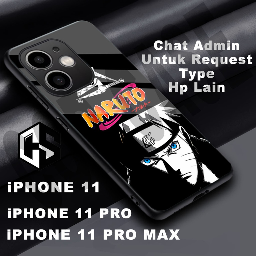 (COD 92) Softcase glossy kilau untuk type Hp IPHONE 11 / Motif Anime/case iphone 11 pro/casing iphon