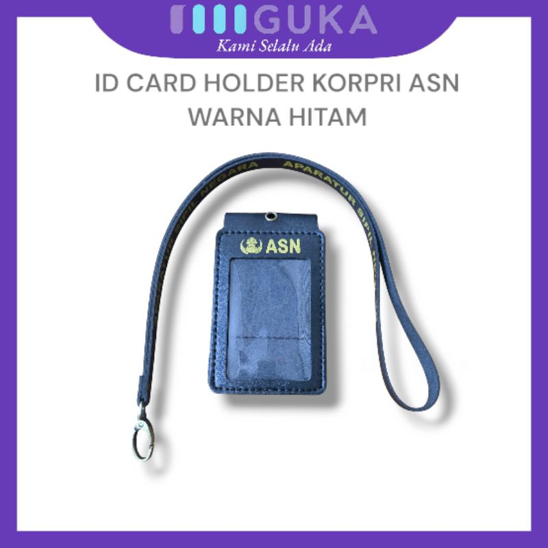 

id card holder KORPRI ASN warna hitam