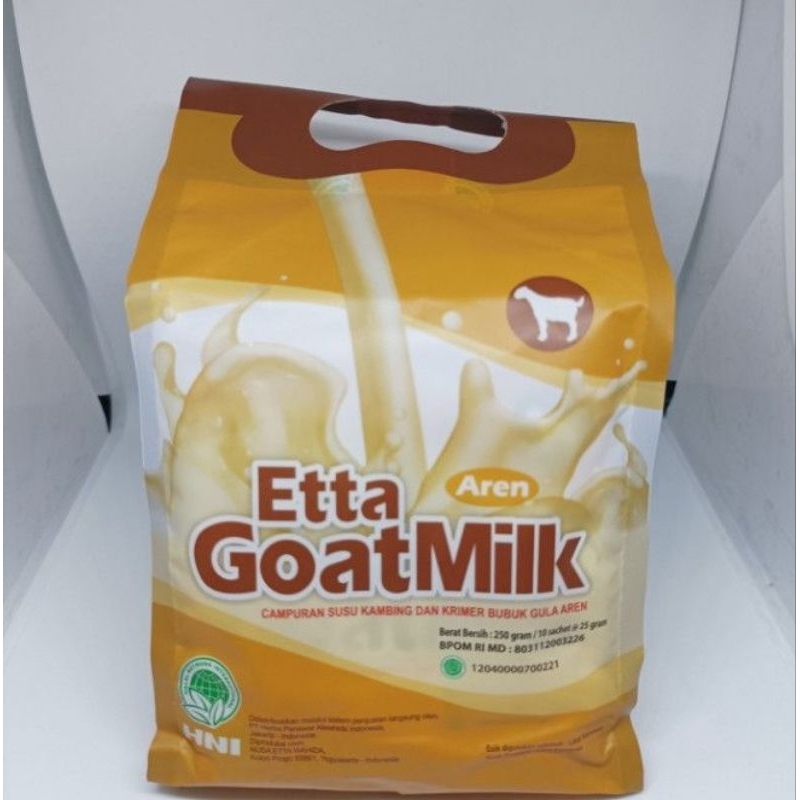 

ETTA GOAT MILK GULA AREN / ETTA GOAT MILK COKLAT/SUSU ETTAWA/ETTAWA HNI HPAI/SUSU KAMBING/SUSU RASA COKLAT/