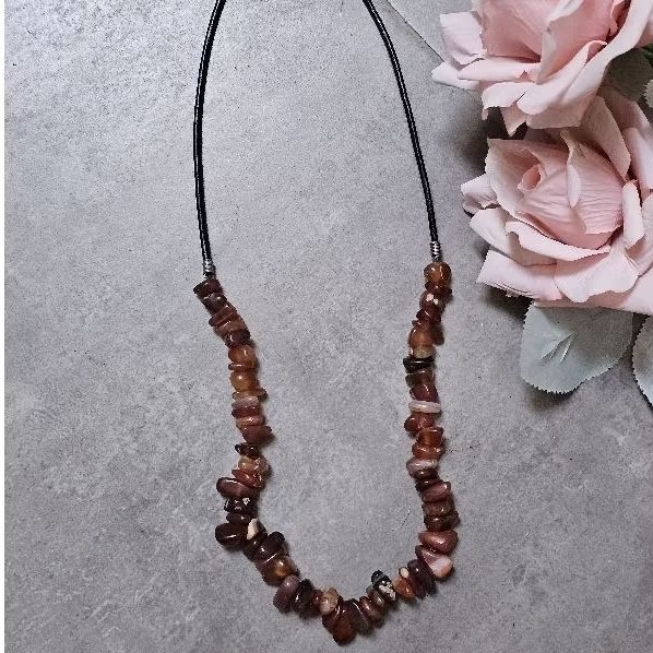 kalung batu etnik aksesoris handmade gift kado