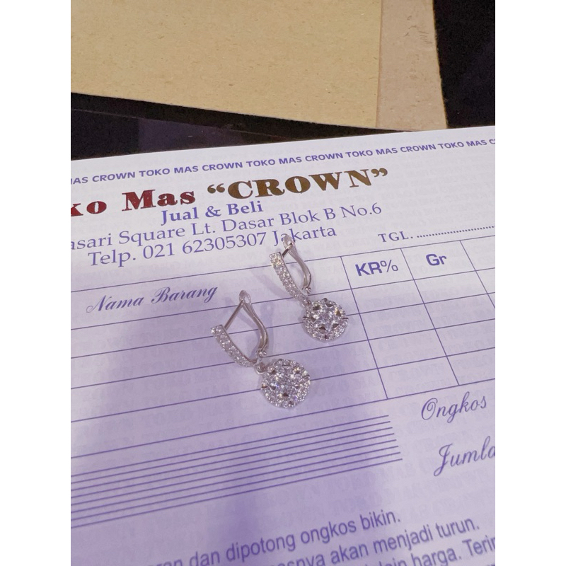 ANTING JEPIT FASHION MODEL GANTUNG MATA MATA 2.9gram