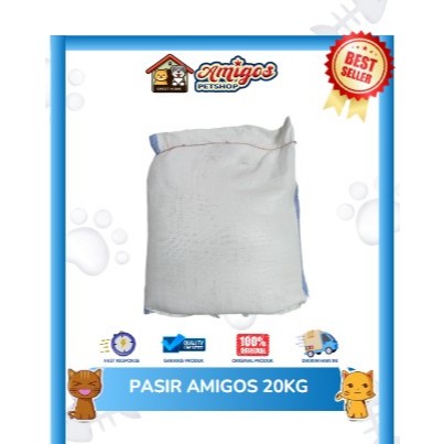 Pasir Kucing Amigos 20kg - Amigos Petshop Makassar