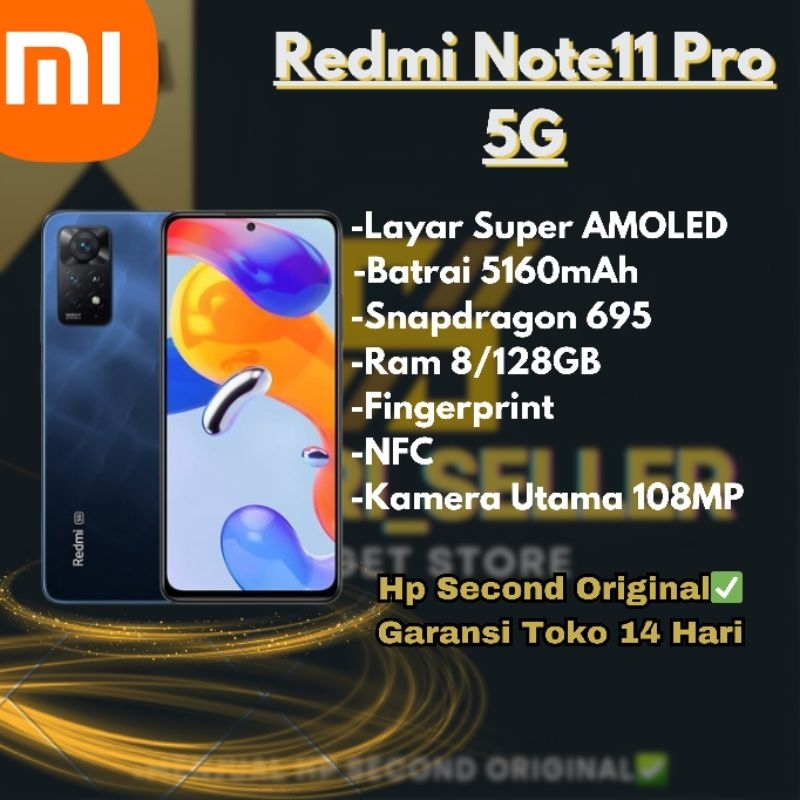 XIAOMI Redmi Note11 Pro 5g SECOND Ori