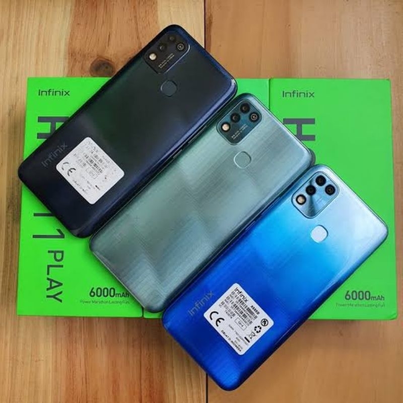 INFINIX HOT 11 PLAY 4/64•3/32 FULLSET SECOND ORIGINAL