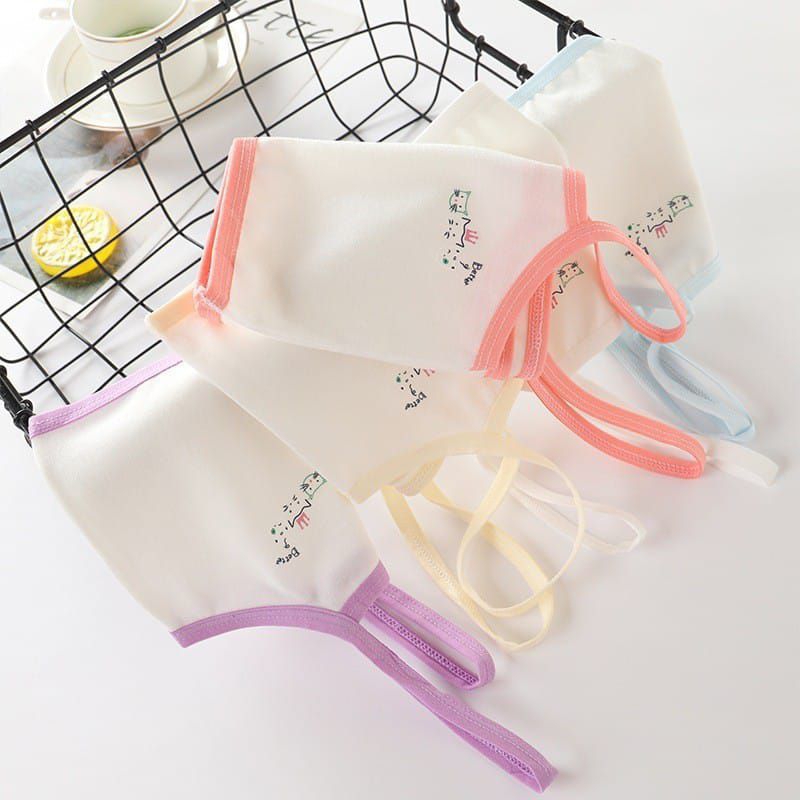 GROSIR 12 PCS Miniset putih tali kecil ABG Anak Remaja Perempuan Sekolah SD SMP SMA merk artis