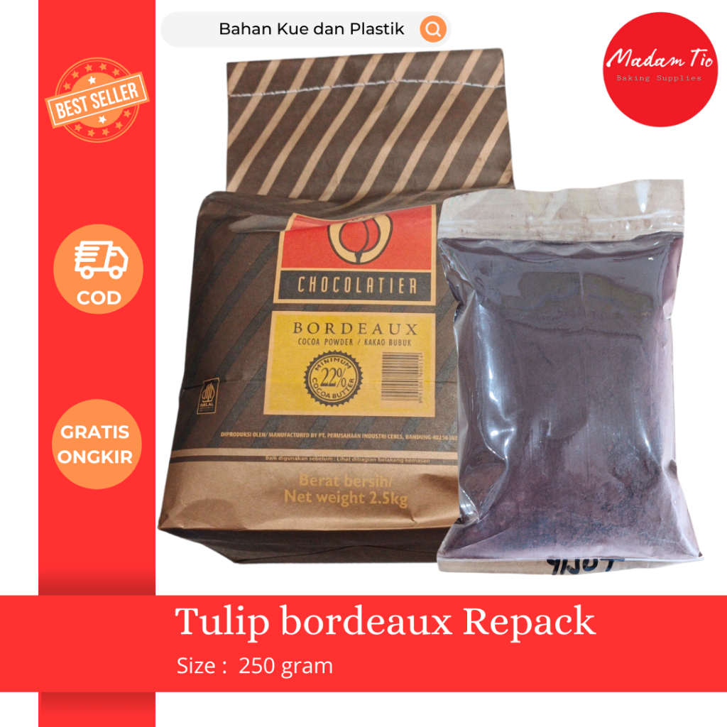 

Coklat Bubuk Tulip Bord 250gram 1pcs
