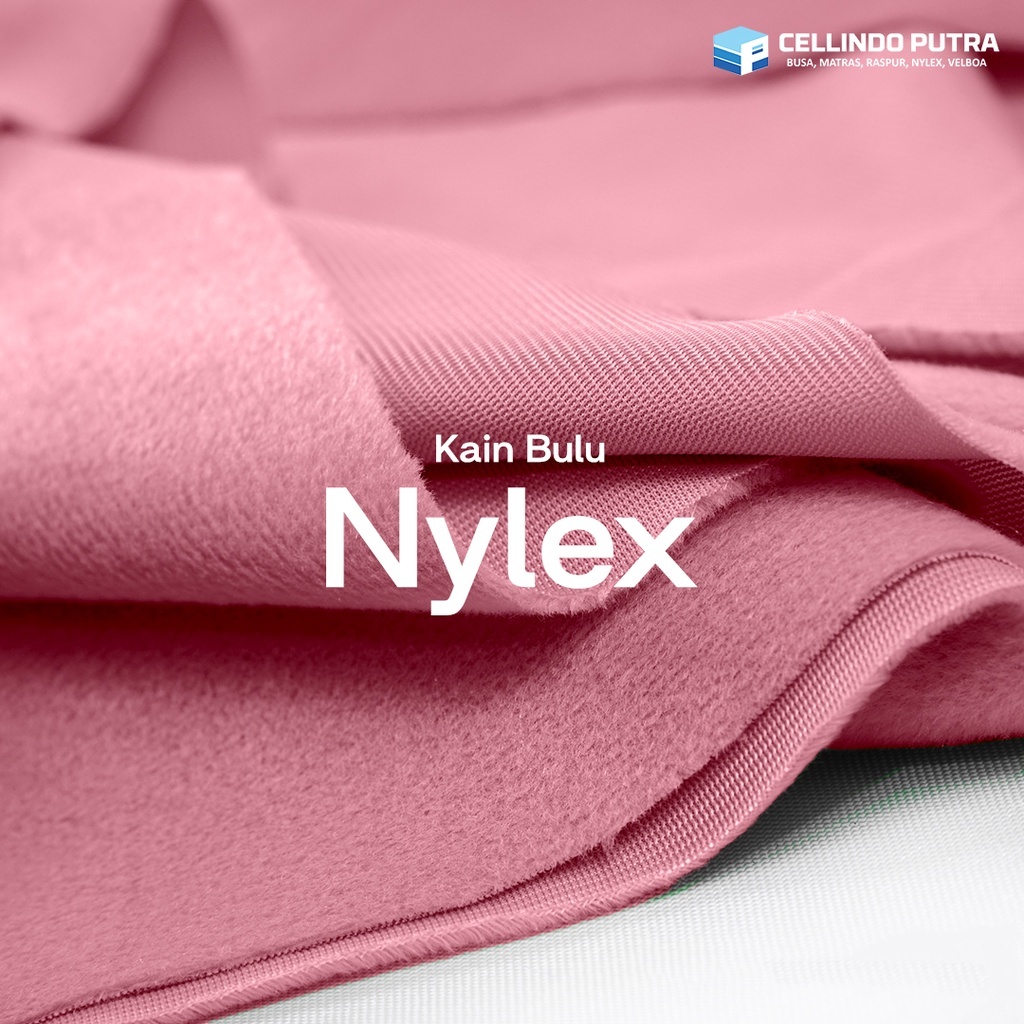 Kain nilex Hitam Putih Bahan Diy Kerajinan Boneka Sablon Kain Bulu Warna Warni