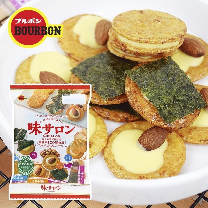 

Bourbon Aji Salon Rice Crackers - AjiSalon Assorted Mix Rice Cracker