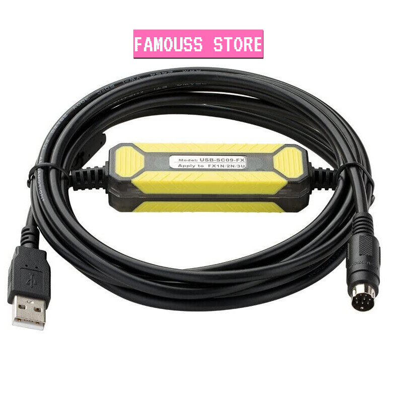 FX-USB-AW USB-SC09-FX PLC data Programming Cable FOR MITSUBISHI FX PLC