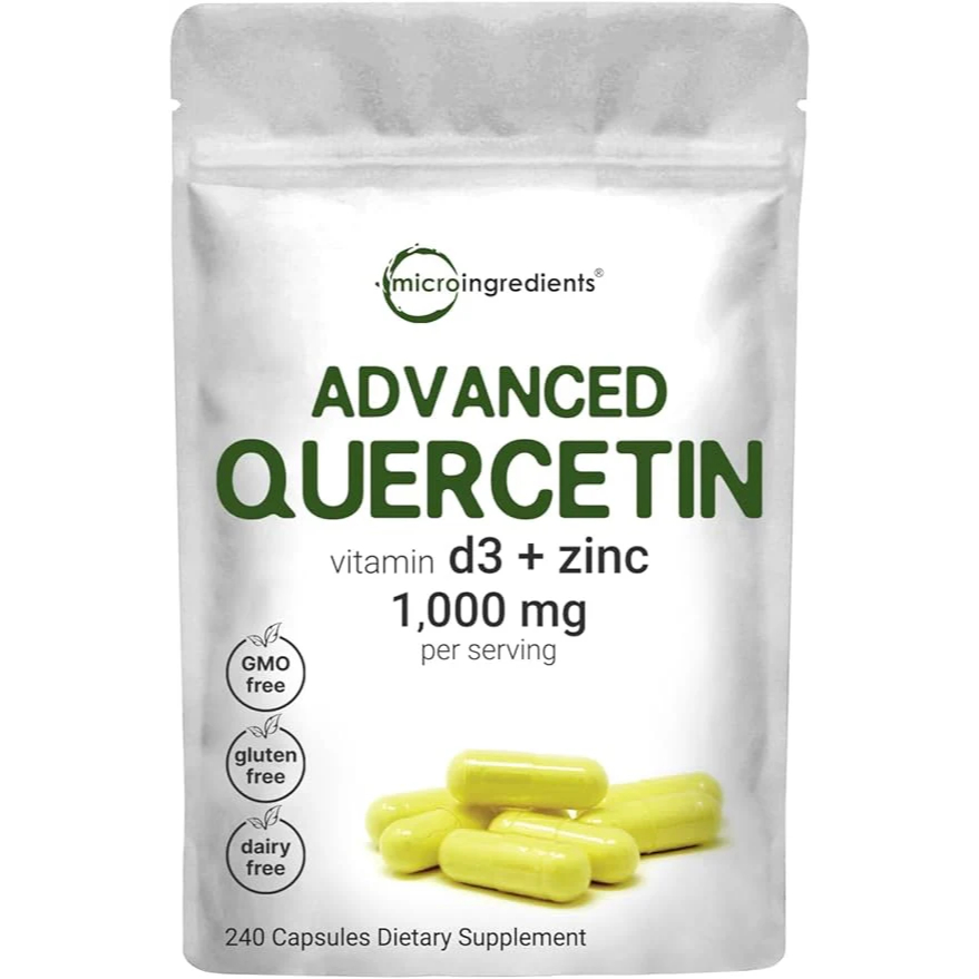 Microingredients Advanced Quercetin Vitamin D3 5000IU + Zinc 50mg