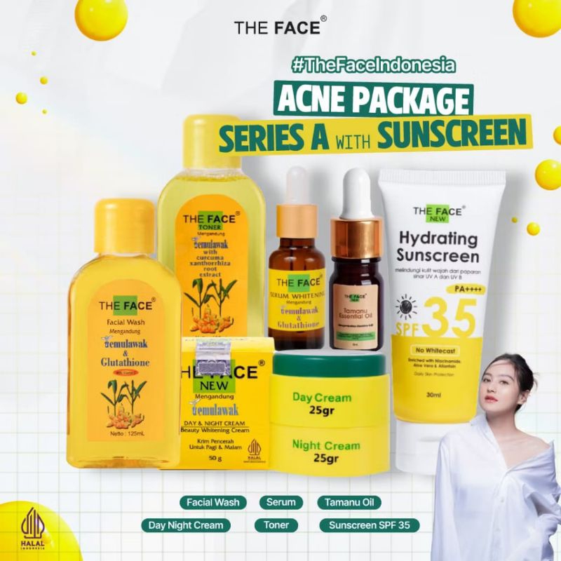 The Face - Temulawak BPOM | The Face Temulawak Sunscreen | The Face Temulawak Cream | The Face Temul