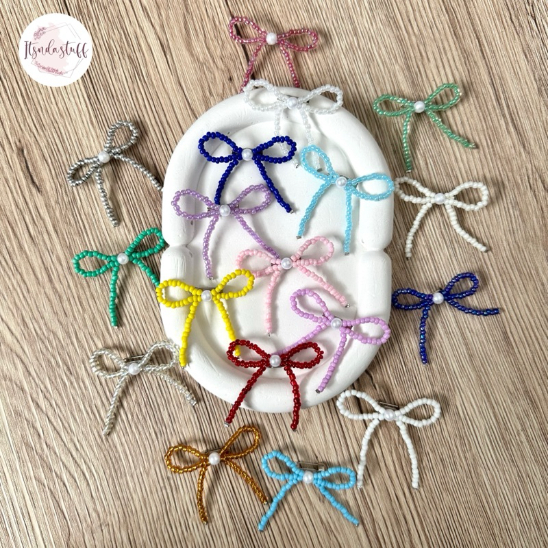 bross ribbon / bross pita manik / bross hijab, baju