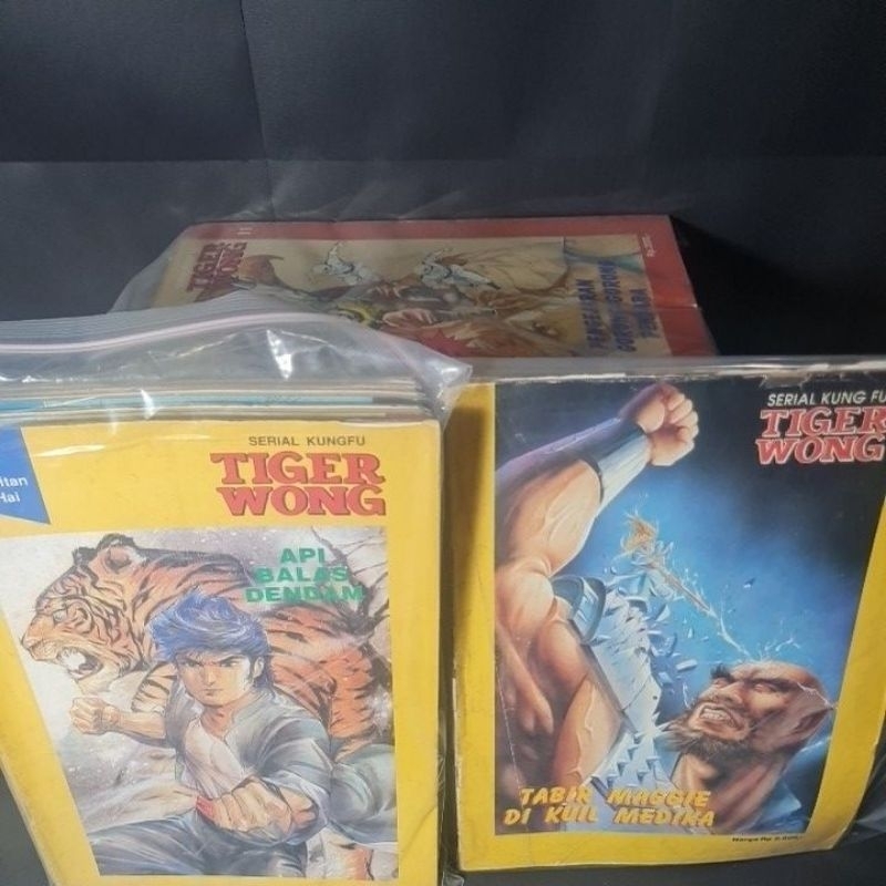 Majalah Komik - Tiger Wong 1-96 - MINUS 3 BUKU