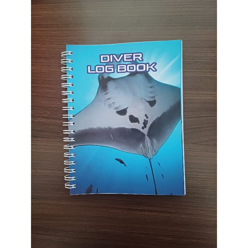 Diver Log Book Buku Catatan Aktivitas Kegiatan Penyelam Scuba Diving Dive Record Note Penyelaman Div