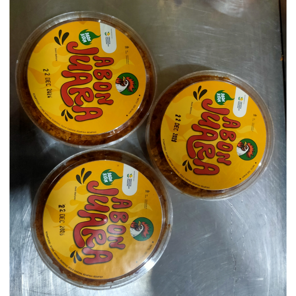 

ABON AYAM ABON JUARA 100 GRAM