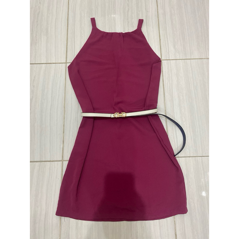 PRELOVED mini dress pink tua zaraa look simple but elegan mewah