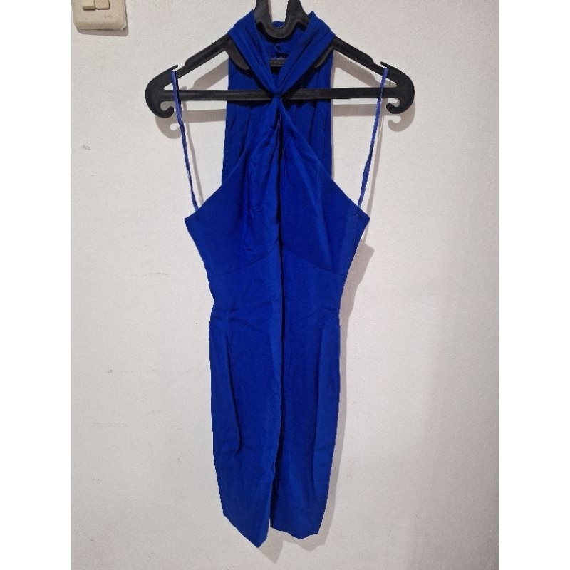 PRELOVED DRESS PESTA BAJU PESTA BIRU