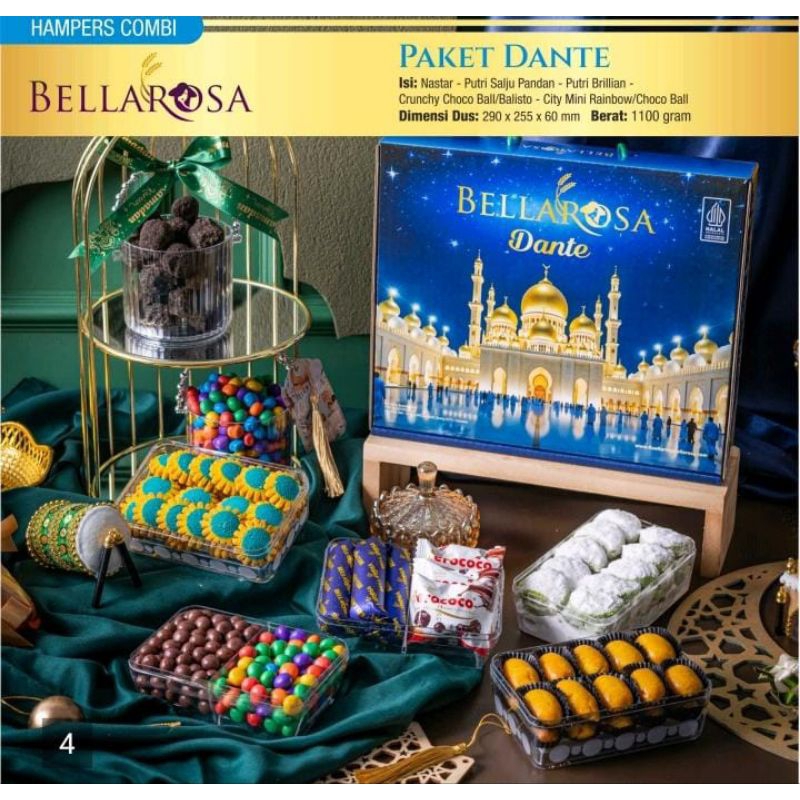 

Hampers Lebaran Kue , Coklat , Snack BellaRosa Dante Series Parcel Kado Gift Hadiah Lebaran Idul Fitri Ramadhan