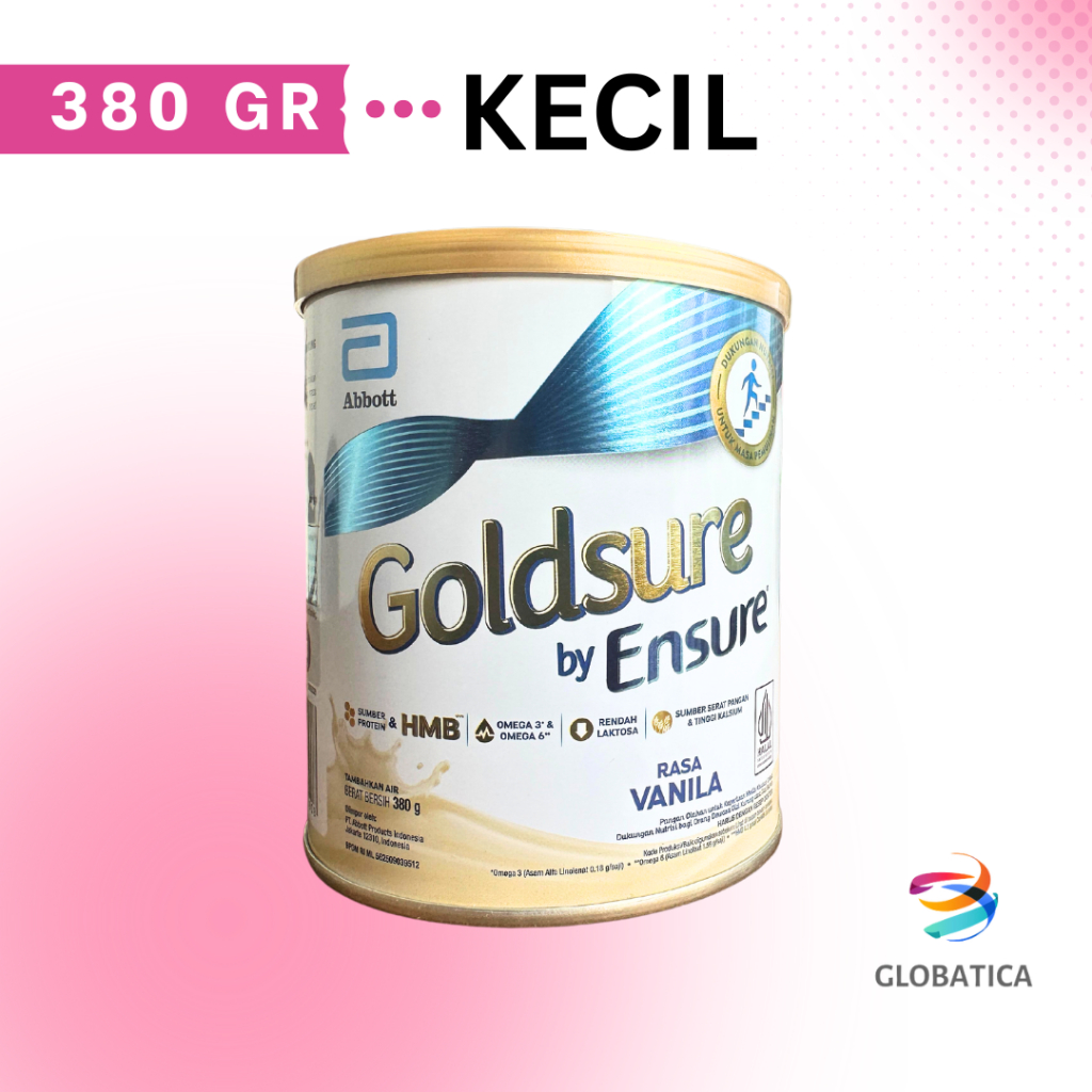 

Goldsure BY Ensure Vanila 800 gr Susu Dewasa Penambah Nutrisi Manula Lansia Rendah Gula