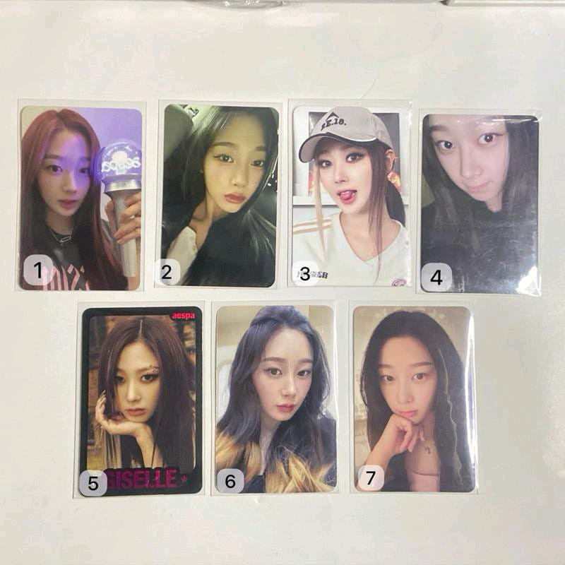 GISELLE AESPA POB ERA DRAMA MUKOR KPOPMERCH, TRADING CARD
