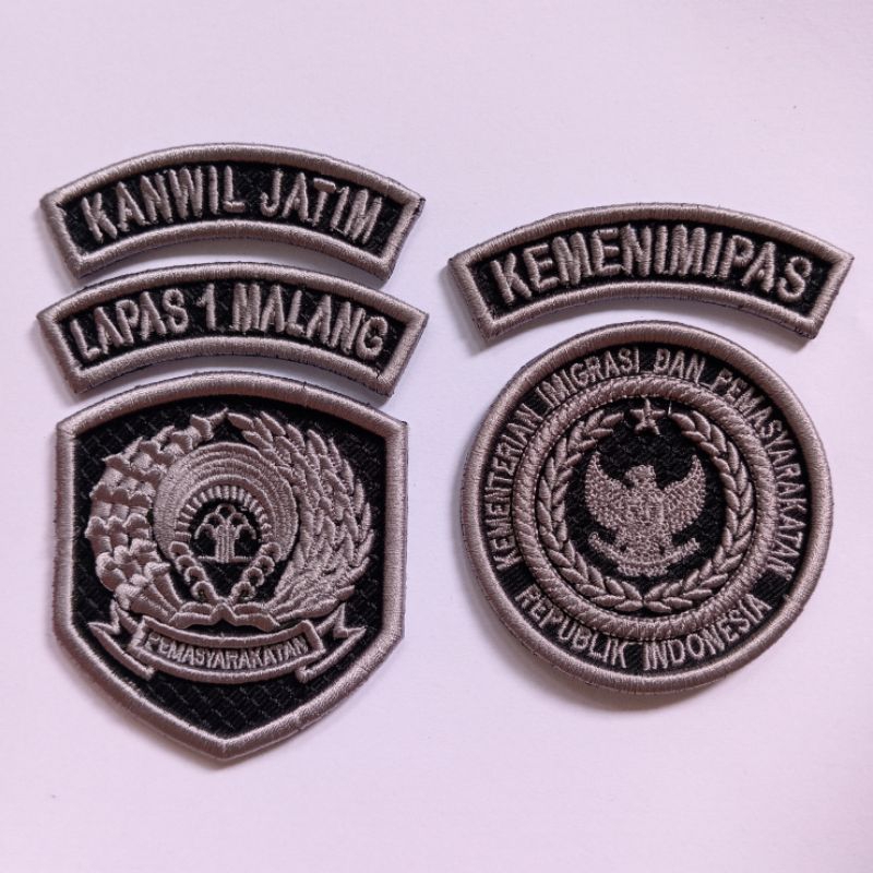 ATRIBUT PDH POLSUSPAS TERBARU BORDIR TIMBUL