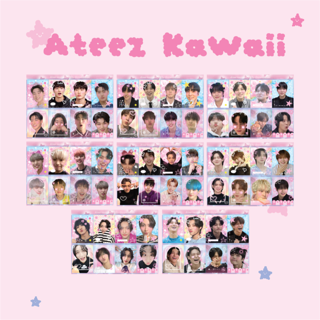 

Ateez Kawaii Sticker - Member Sticker