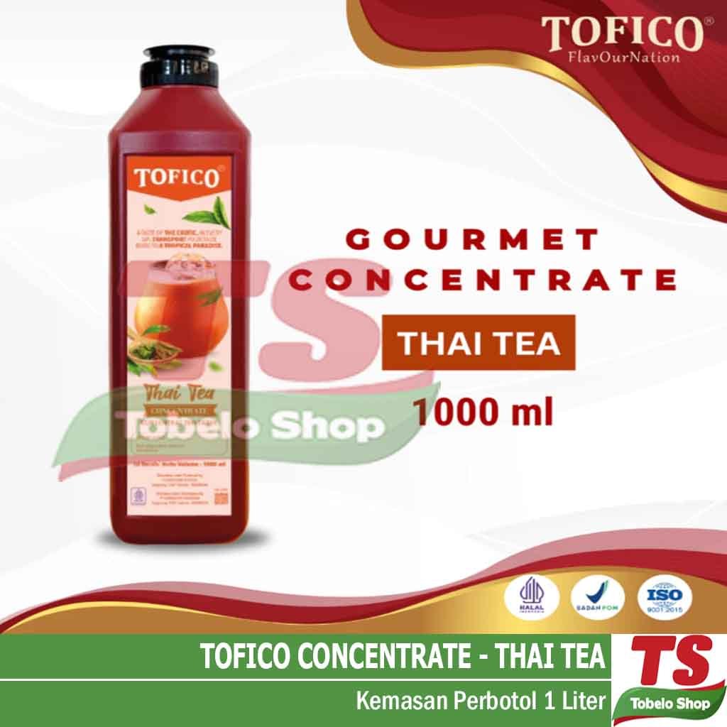 

TOFICO THAI TEA CONCENTRATE 1 LITER / TOFICO CONCENTRATE THAI TEA