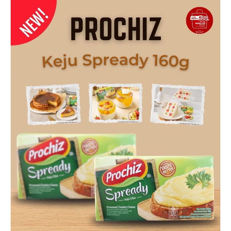 

Prochiz Spready Keju 160g