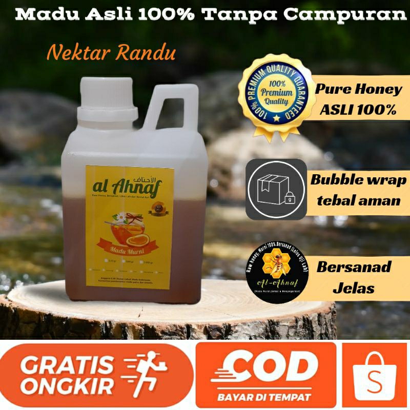 

Madu Asli 100% Murni Alami Original Tanpa Campuran - Nektar Randu - Madu Randu - Raw Honey