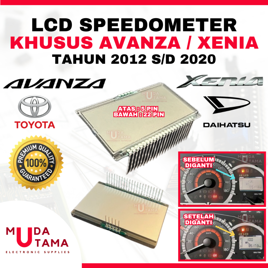 LCD SPEEDOMETER AVANZA XENIA 2012 SD 2020 - LAYAR LCD SPEEDOMETER AVANZA - - LAYAR LCD SPEEDOMETER X