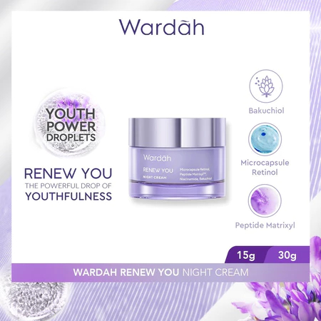 Wardah Renew You Retinol Microcaps Night Moisturizer