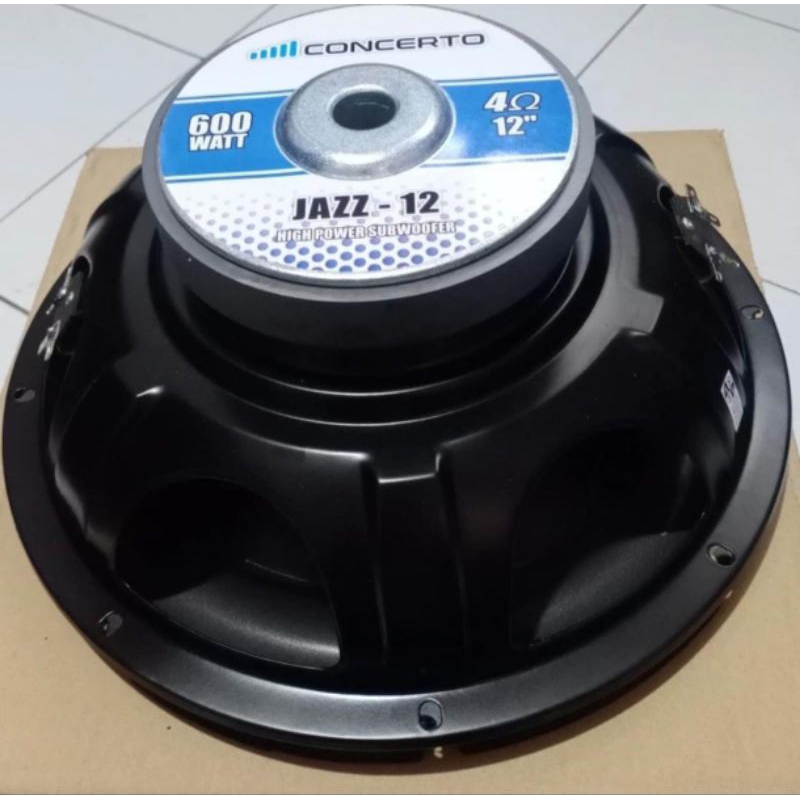 Subwoofer Concerto Jazz 12 inch - Subwoofer Concerto 12 inch New Double Voice Coil