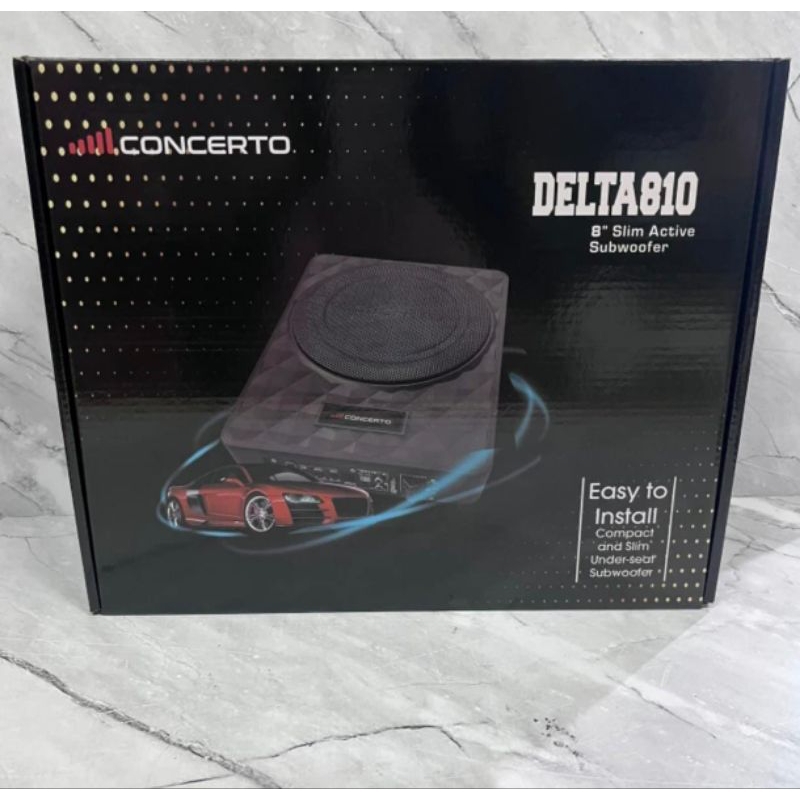 Subwoofer Kolong Jok Mobil 8 Inch CONCERTO DELTA 1010