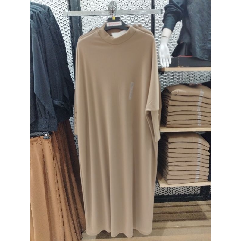 DRESS WANITA PANJANG HIJAB POLOS BY ANNISA MATAHARI STOREE