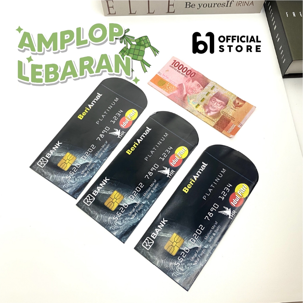 

AMPLOP LEBARAN IDUL FITRI ISI 100 LEMBAR 1PACK AMPLOP THR HARI RAYA MODEL ATM TERBARU ANGPOU THR