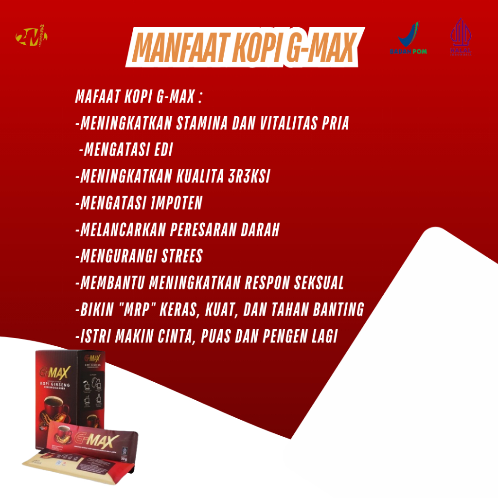 

Kopi Gingseng Alami Enak BPOM