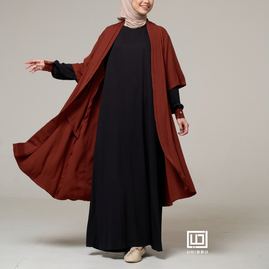 Uhibbu Set Gamis 2in1 Inner Outer