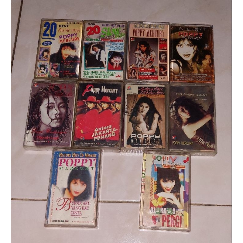 kaset pita POPPY MERCURY album 20 Best Slow Hits / 20 Slow Hits / The Best Of / Best / Surat Undanga