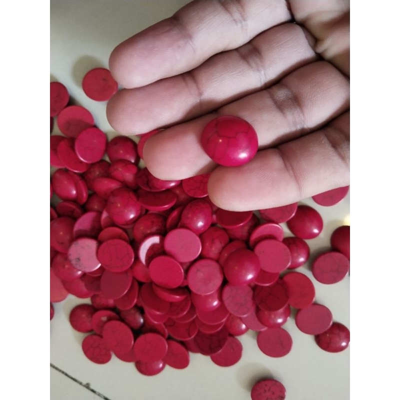 batu pirus merah urat