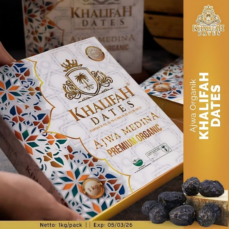 

KURMA AJWA 1 KG KHALIFAH DATES SUPER PREMIUM