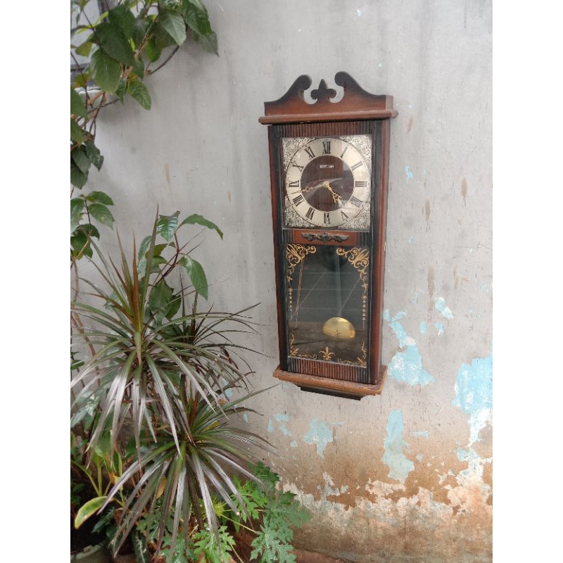 Jam Antik Jam Dinding Jadul Jam Lawas Jam Kuno Vintage Retro Jam Rhythm Baterry Strike