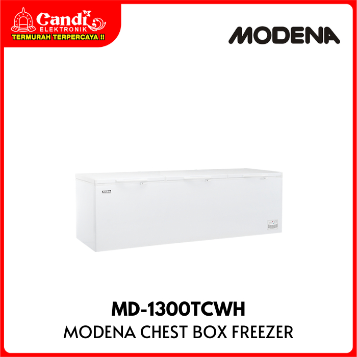 MODENA Chest Box Freezer Kapasitas 1300 Liter Power Duo Cooling MD-1300TCWH