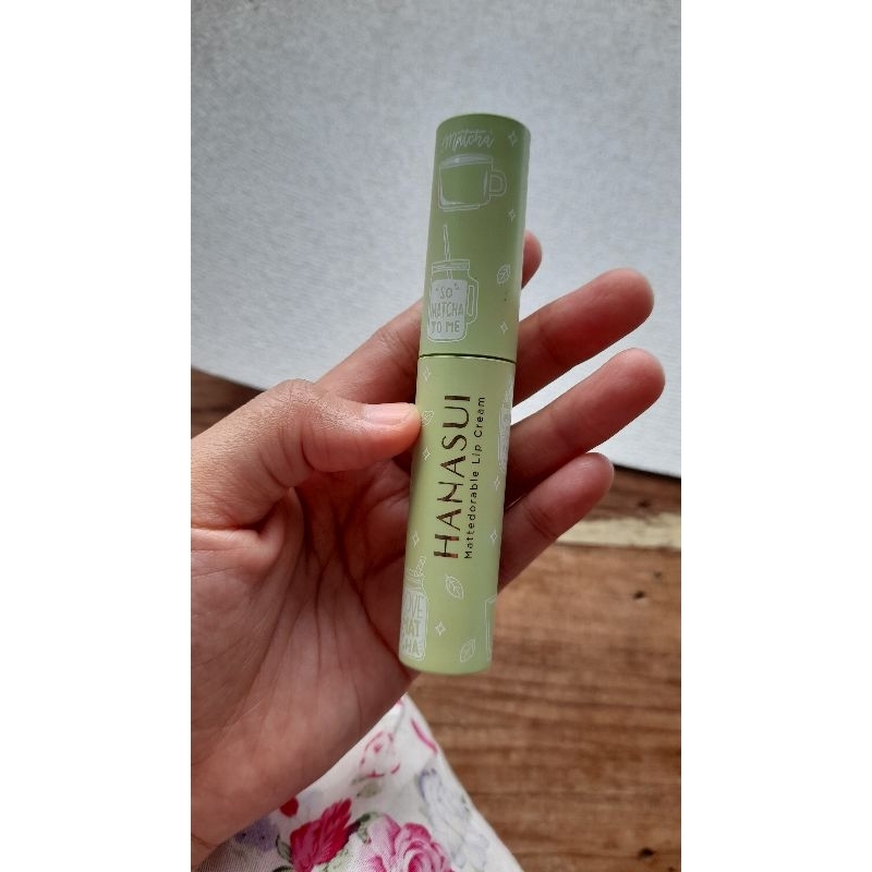 Hanasui Mattedorable Lip Cream, matcha latte edition 02 Matchamallow [Preloved]