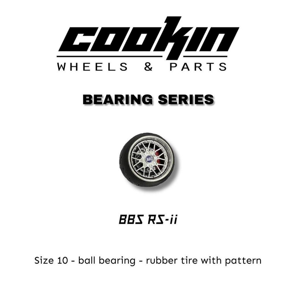 COOKIN BEARING CX2 BBS RS-II 10mm HIGH DETAILING Diskbreak+Bearing ROLLING TERLAMA