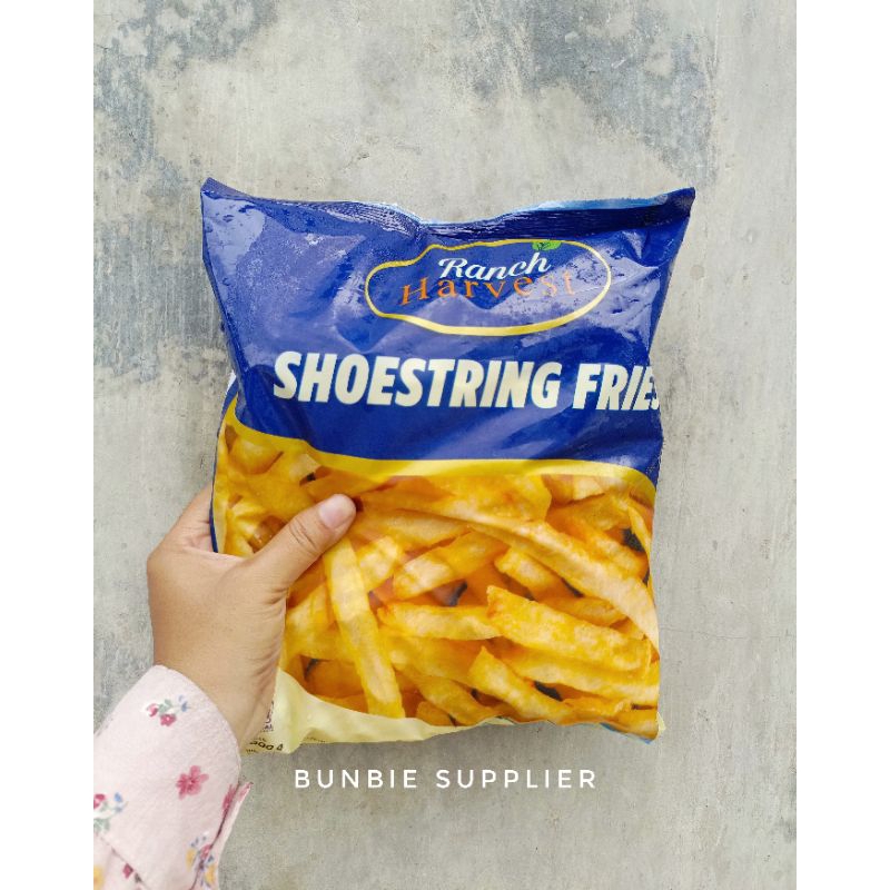 

AVIKO Kentang Goreng Frozen Shoestring Fries 1Kg / Kentang Shoestring RANCH HARVEST 1Kg