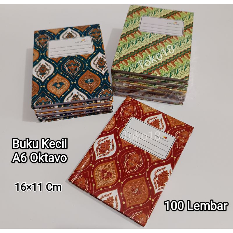 

Ay00! 1 Pak Buku Catatan Kecil Oktavo 100 Lembar PAPERLINE (isi 5 Buku)
